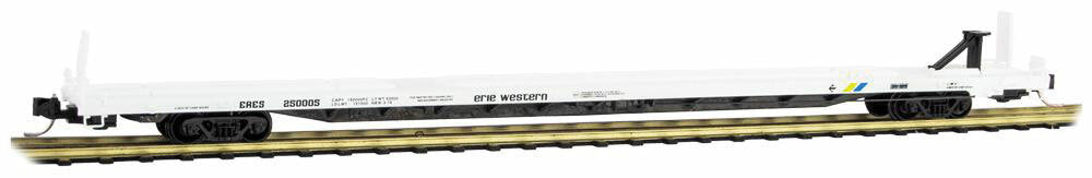 N scale model flat car - MicroTrains 89' Flatcar Erie Western #250005 N SCALE
