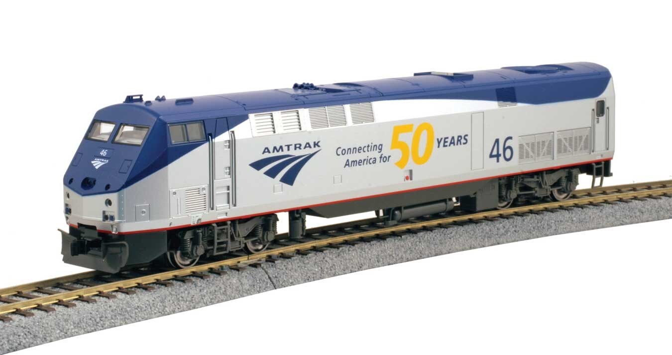 Kato HO scale model locomotive - Kato P42 Amtrak #46 50th Anniversary HO Scale