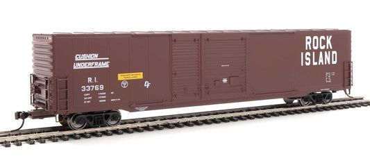 Walthers HO scale model boxcar - Walthers 60' P-S Auto Parts Boxcar Rock Island #33769 HO Scale