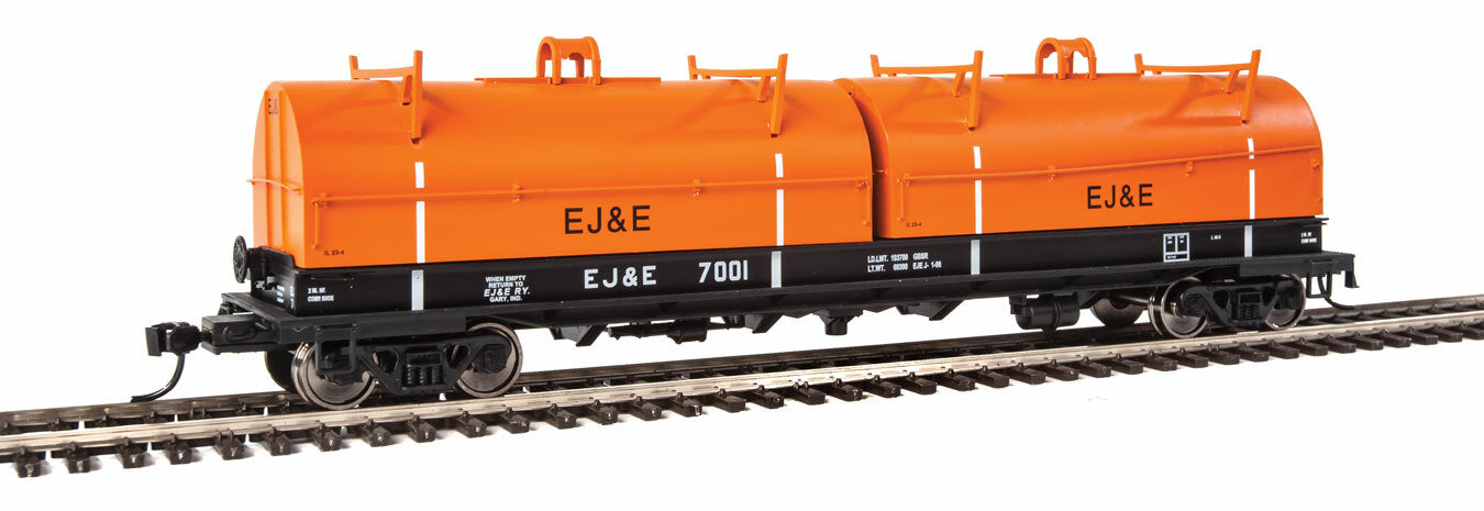 Walthers HO scale model freight car - Walthers 50' Coil Car EJ&E #7034
