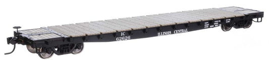 Walthers HO scale model flat car - Walthers 53' GSC Flatcar Illinois Central #62626 HO Scale