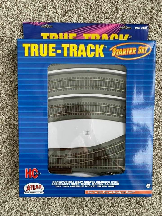 Atlas HO scale model railroad track - Atlas Track Code 83 True-Track Starter Set