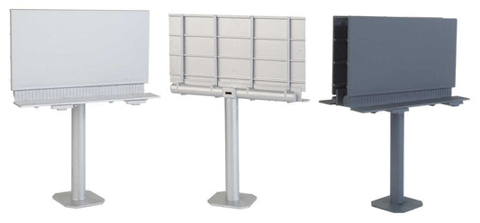 Walthers HO scale model building kit - Walthers HO Scale Kit Modern Single Post Billboard