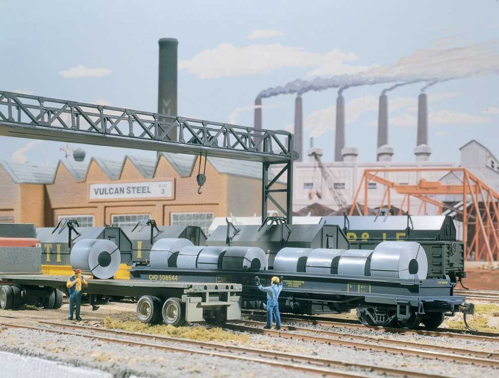 Walthers HO scale model railroad parts & accessories - Walthers HO Scale Kit Steel Coils (12)