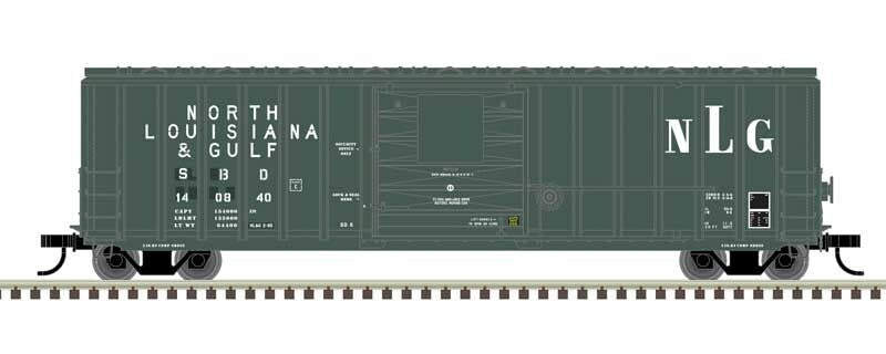 Atlas HO scale model boxcar - Atlas 50' Berwick Boxcar Seaboard System ex-North Louisiana & Gulf HO SCALE