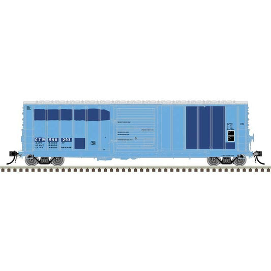 Atlas HO scale model boxcar - Atlas 50' CNSF 5000 Boxcar Grand Trunk Western ex-Rock #598293 HO SCALE