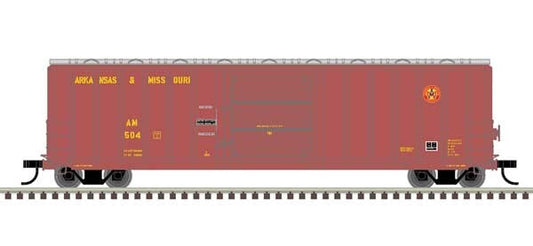 Atlas HO scale model boxcar - Atlas 50' Berwick Boxcar Arkansas & Missouri #504 HO SCALE