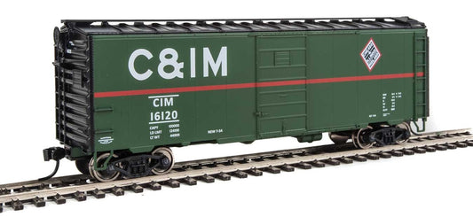 Walthers HO scale model boxcar - Walthers 40' PS-1 boxcar Chicago & Illinois Midland #16120 SOLD OUT