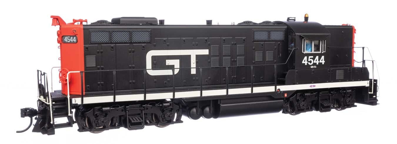 Walthers HO scale model locomotive - Walthers EMD GP9 Phase III Grand Trunk Western #4544 DC Version