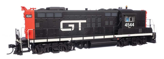 Walthers HO scale model locomotive - Walthers EMD GP9 Phase III Grand Trunk Western #4544 DC Version