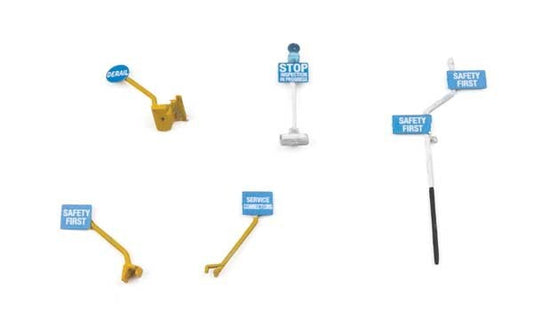 Walthers HO scale model railroad parts & accessories - Walthers HO Scale Kit Blue Flags