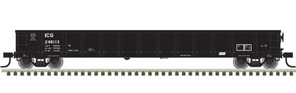 Atlas HO scale model gondola - Atlas-Trainman Evans 52' gondola Illinois Central Gulf #246127 HO SCALE
