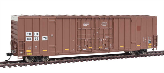 Walthers HO scale model boxcar - Walthers 60' High Cube Plate F Boxcar TBOX (patch) #889444 HO Scale