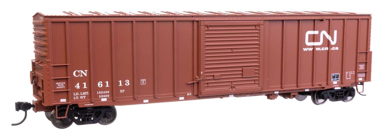 Walthers HO scale model boxcar - Walthers 50' ACF Boxcar Canadian National #416113 Ready to Roll