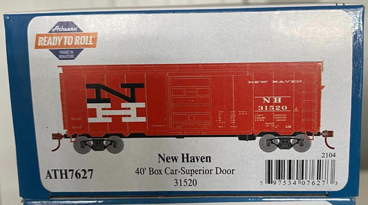 Athearn HO scale model boxcar - Athearn 40' boxcar  Haven #31520 OOP Since 2017!