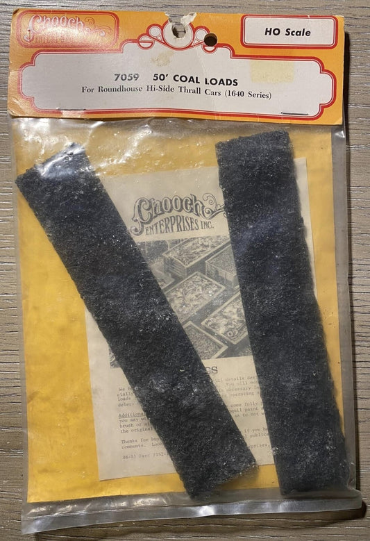 Chooch HO scale model railroad parts & accessories - Chooch Freight Car Loads Coal Loads for MDC Thrall Cars HO Scale