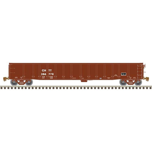 Atlas HO scale model gondola - Atlas Thrall 2743 gondola Chicago Heights Terminal Transfer #286778 HO Scale