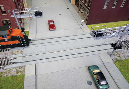 Walthers HO scale model railroad parts & accessories - Walthers HO Scale Kit Modern Concrete Crossing