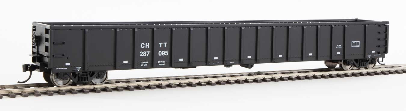 Walthers HO scale model gondola - Walthers 68' Railgon Gondola Chicago Heights Terminal Transfer 287095 HO Scale