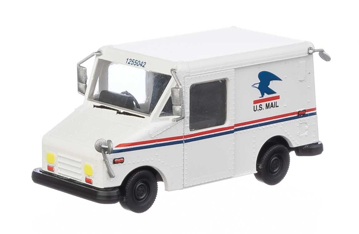 HO scale model vehicle - Walthers LLV Delivery Van USPS US Postal Service 1980's logos HO Scale NEW!