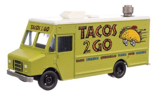 HO scale model vehicle - Walthers Morgan Olson Route Star Van Tacos 2 Go HO Scale NEW!