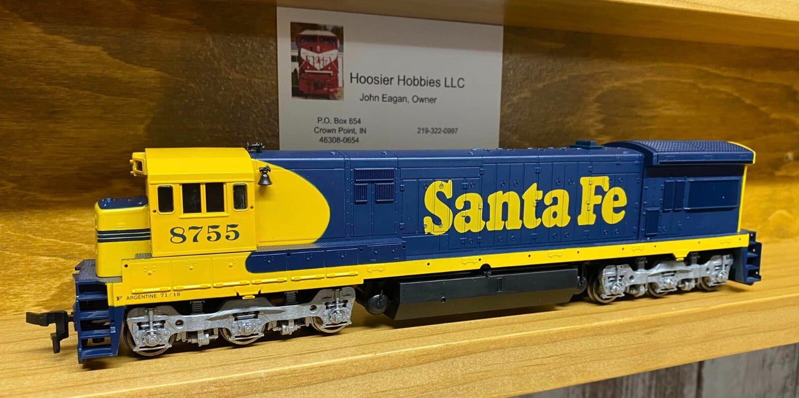 Atlas HO scale model locomotive - Atlas GE U36C Santa Fe #8755  HO SCALE