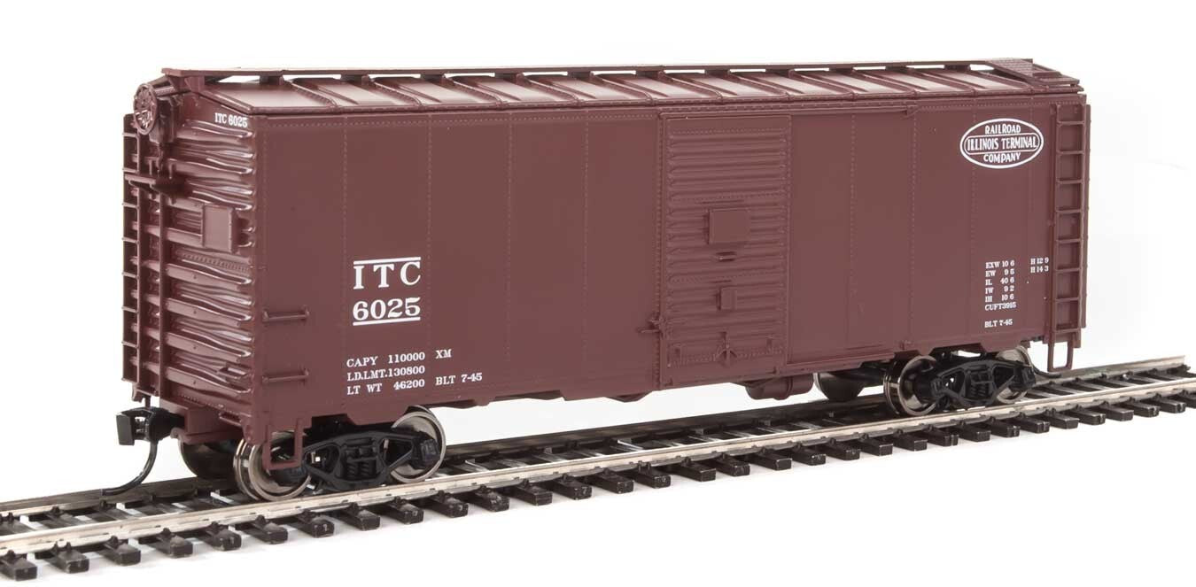 Walthers HO scale model boxcar - Walthers 40' AAR boxcar Illinois Terminal #6012 SOLD OUT