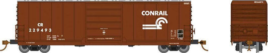 Rapido HO scale model boxcar - Rapido 50' Evans X72 Boxcar Conrail #229844 - small logo HO Scale