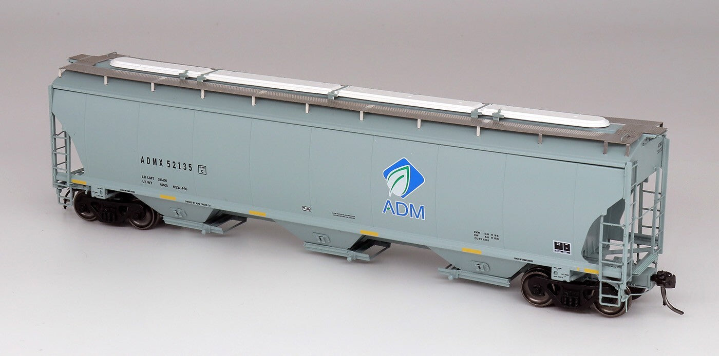 Intermountain HO scale model covered hopper - Intermountain 3-bay covered hopper ADM (Leaf)  release!