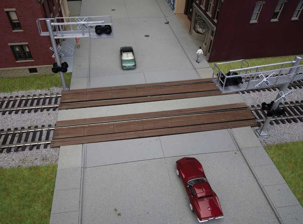 Walthers HO scale model railroad parts & accessories - Walthers HO Scale Kit Modern Wood Crossing