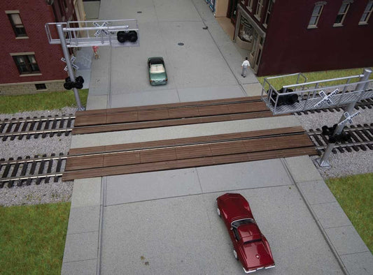 Walthers HO scale model railroad parts & accessories - Walthers HO Scale Kit Modern Wood Crossing