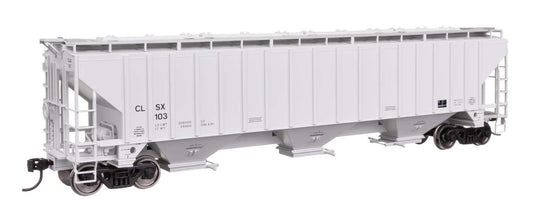 Walthers HO scale model covered hopper - Walthers Trinity 4750 3-bay covered hopper Cargill (Salt) #135 HO Scale