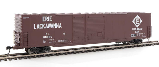 Walthers HO scale model boxcar - Walthers 60' P-S Auto Parts Boxcar Erie Lackawanna #68103 HO Scale