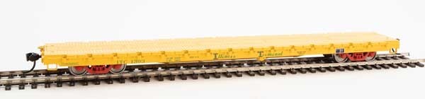 Walthers HO scale model flat car - Walthers 60' P-S Flatcar Illinois Terminal #1308 HO Scale