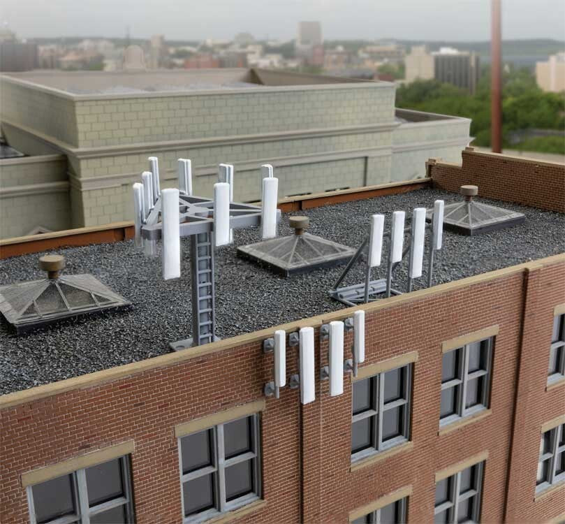 Walthers HO scale model railroad parts & accessories - Walthers HO Scale Kit Modern Mounted Communications Antenna Array