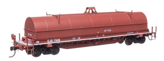 Walthers HO scale model freight car - Walthers 52' NSC Type II 110-ton Coil Car EJ&E #7546