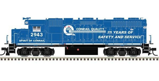 Atlas HO scale model locomotive - Atlas EMD GP38 CR #2943 "SPIRIT OF CONRAIL" Master Decoder Equipped SOLD OUT!