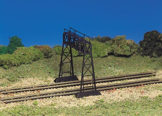 Bachmann HO scale model railroad track - Bachmann Signal Bridge (non operating) HO Scale