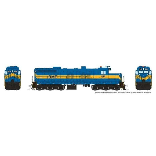 Rapido HO scale model locomotive - Rapido Trains EMD SD10 DM&E #549 (Sound/DCC version) HO Scale