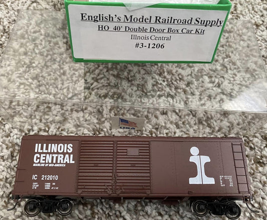Bowser HO scale model boxcar - Bowser 40' double door boxcar IC #212010 Ready to Run HO Scale OOP