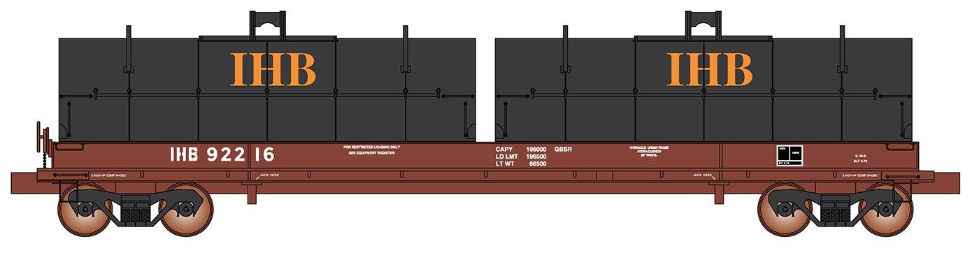 Intermountain HO scale model freight car - Intermountain Evans Coil Car Indiana Harbor Belt  release!