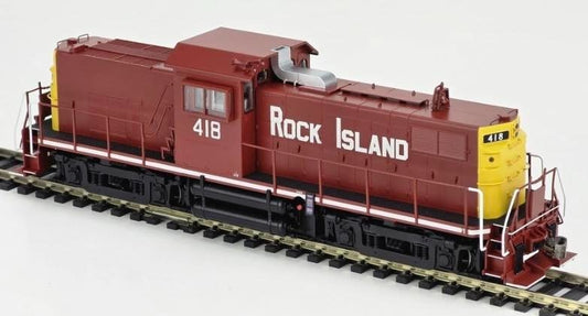 Bowser HO scale model locomotive - Bowser C415 Rock Island #419 Maroon/yellow paint scheme (DC version)