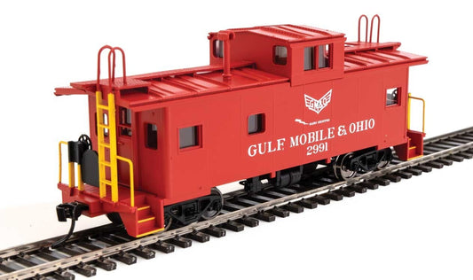 Walthers HO scale model caboose - Walthers Standard Cupola Caboose Gulf Mobile & Ohio #2991