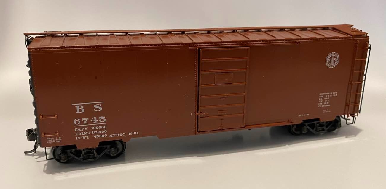 Kadee HO scale model boxcar - Kadee 40' PS-1 Boxcar Birmingham Southern #6745 HO Scale !