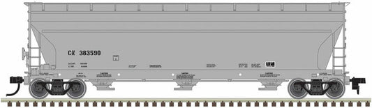 Atlas HO scale model covered hopper - Atlas ACF 4650 Centerflow Covered Hopper Canadian National #385580 HO SCALE