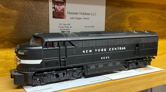 HO scale model locomotive - AHM CFA16-44  York Central #6603 & parts HO SCALE LONG !