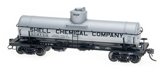 Intermountain HO scale model tank car - Intermountain ACF Type 27 Riveted 8k tankcar Shell Chemical Co. #891