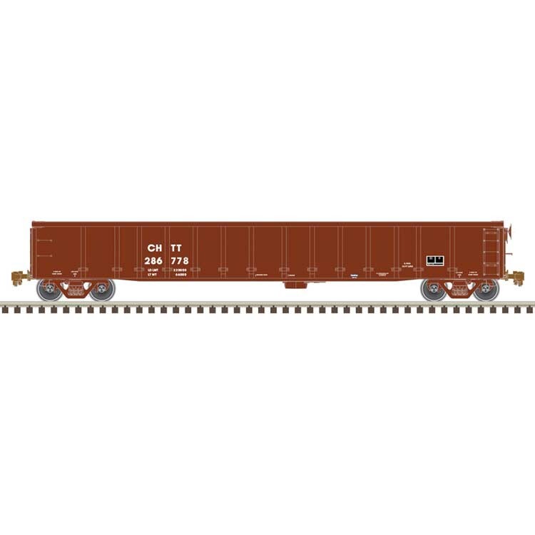 Atlas HO scale model gondola - Atlas Thrall 2743 gondola Chicago Heights Terminal Transfer #286853 HO Scale