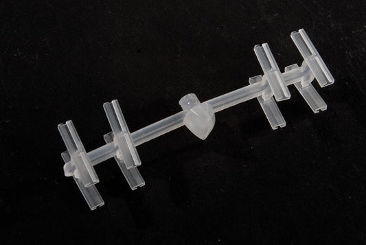 Walthers HO scale model railroad track - Walthers Track Code 83/100  insulated rail joiners Pack of 24-pcs. HO Scale