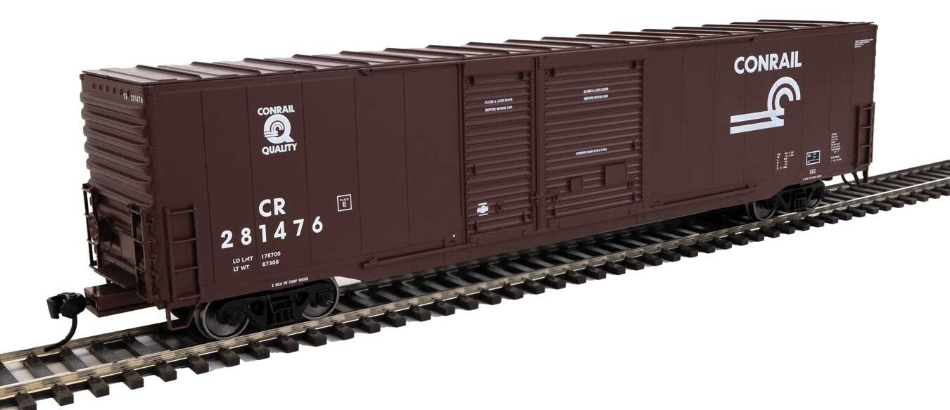 Walthers HO scale model boxcar - Walthers 60' P-S Auto Parts Boxcar Conrail #281421 HO Scale